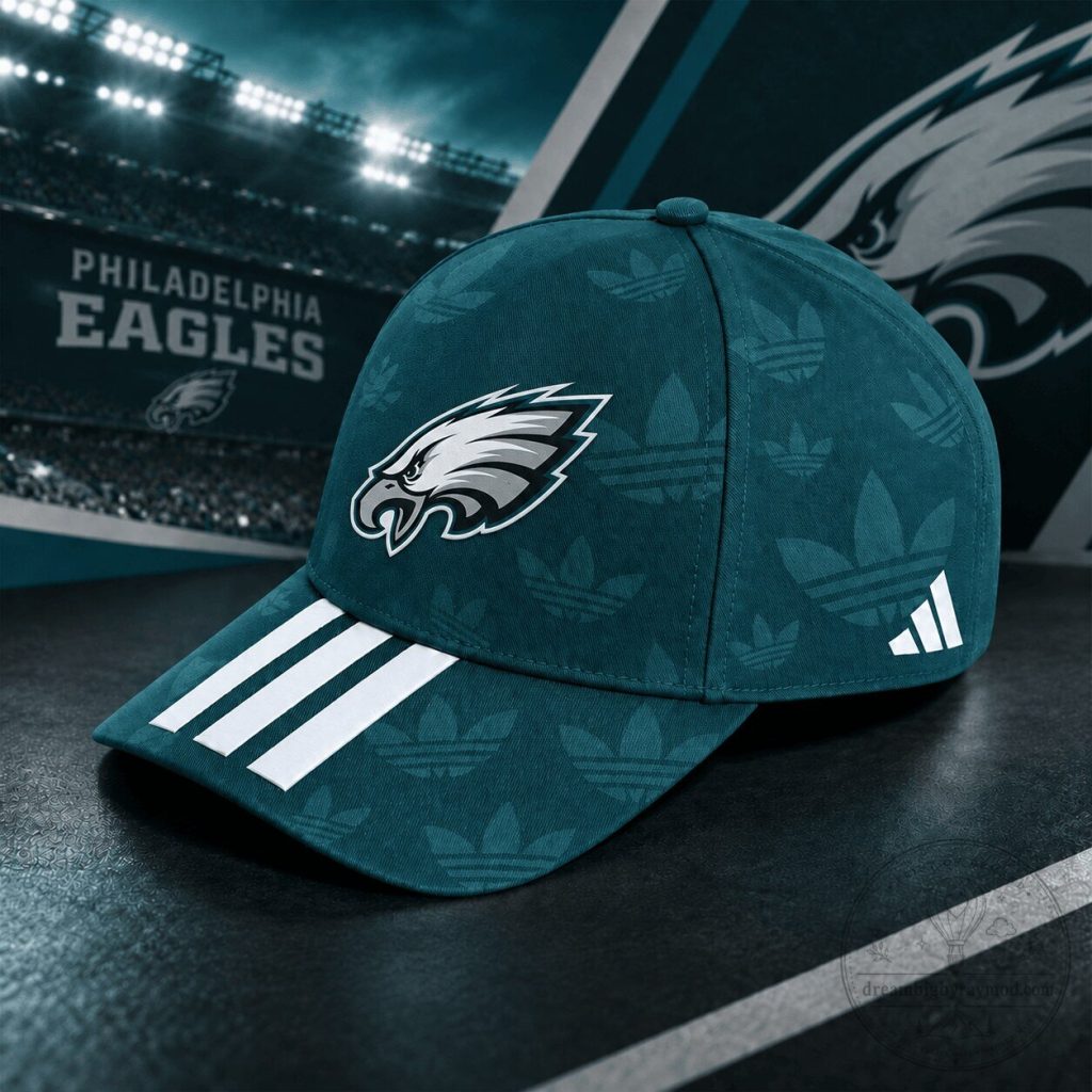 Philadelphia Eagles National Football League Team Logo Teal Cap Hat Philadelphia Eagles National Football League Team Logo Teal Cap Hat