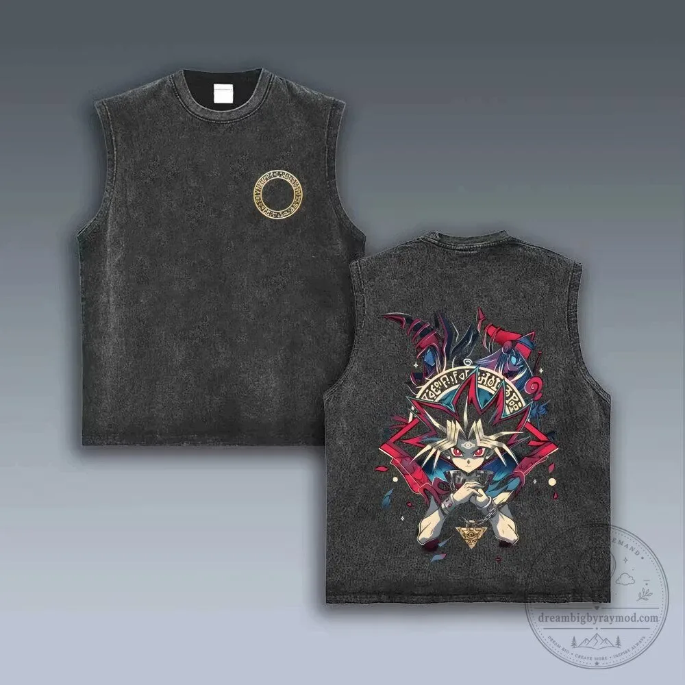 Yu-Gi-Oh Yami Yugi Pharaoh Atem Millennium Puzzle Tank Top