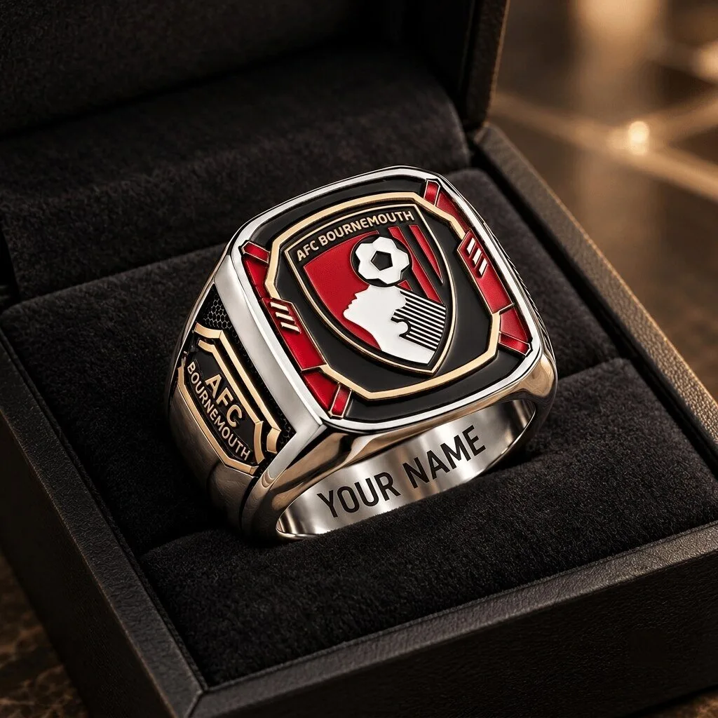AFC Bournemouth English Premier League Football Club Fan Ring