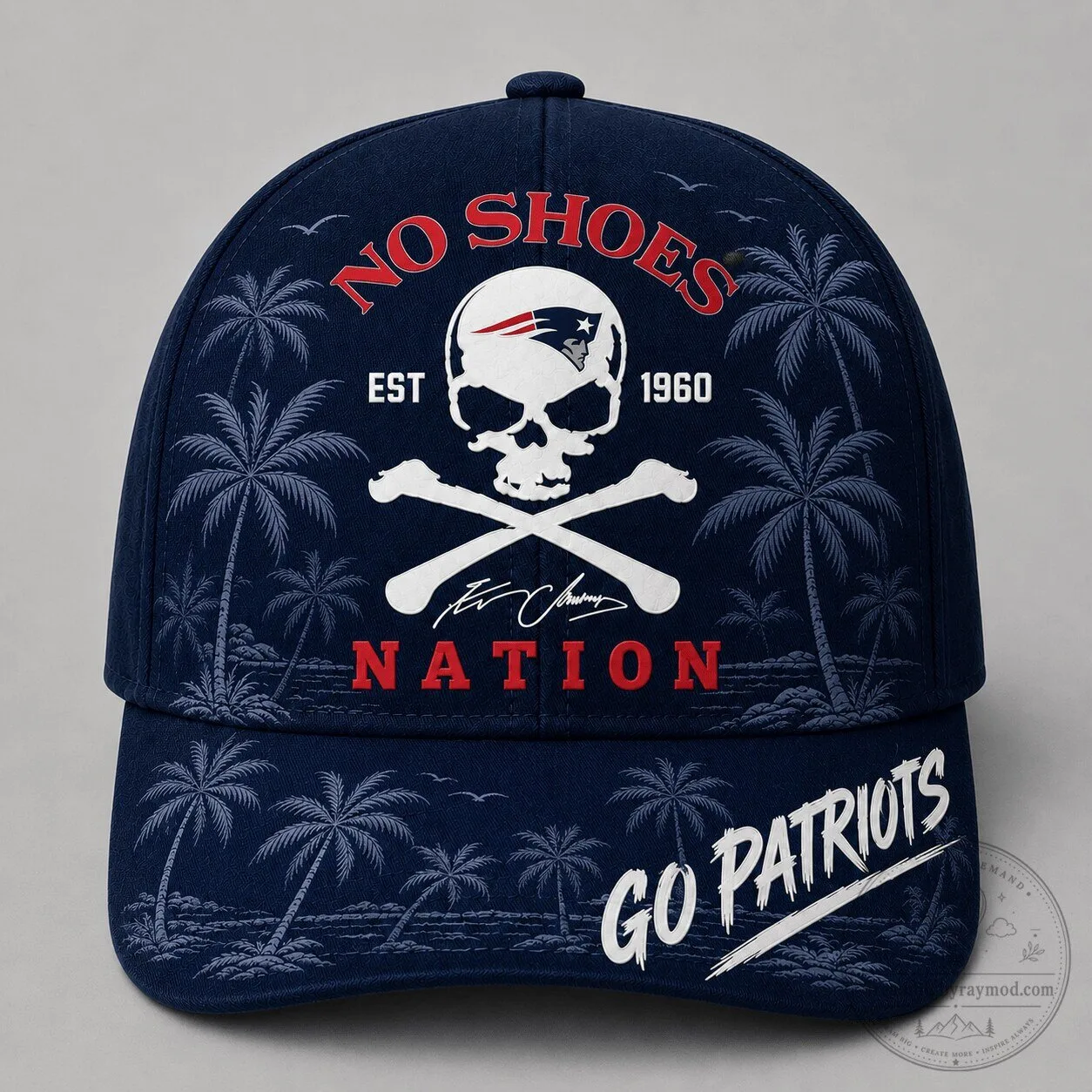 Kenny Chesney No Shoes Nation New England Patriots Baseball Cap Hat
