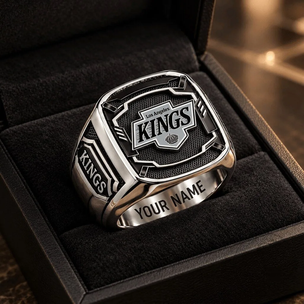 Los Angeles Kings NHL Custom Engraved Fan Championship Ring
