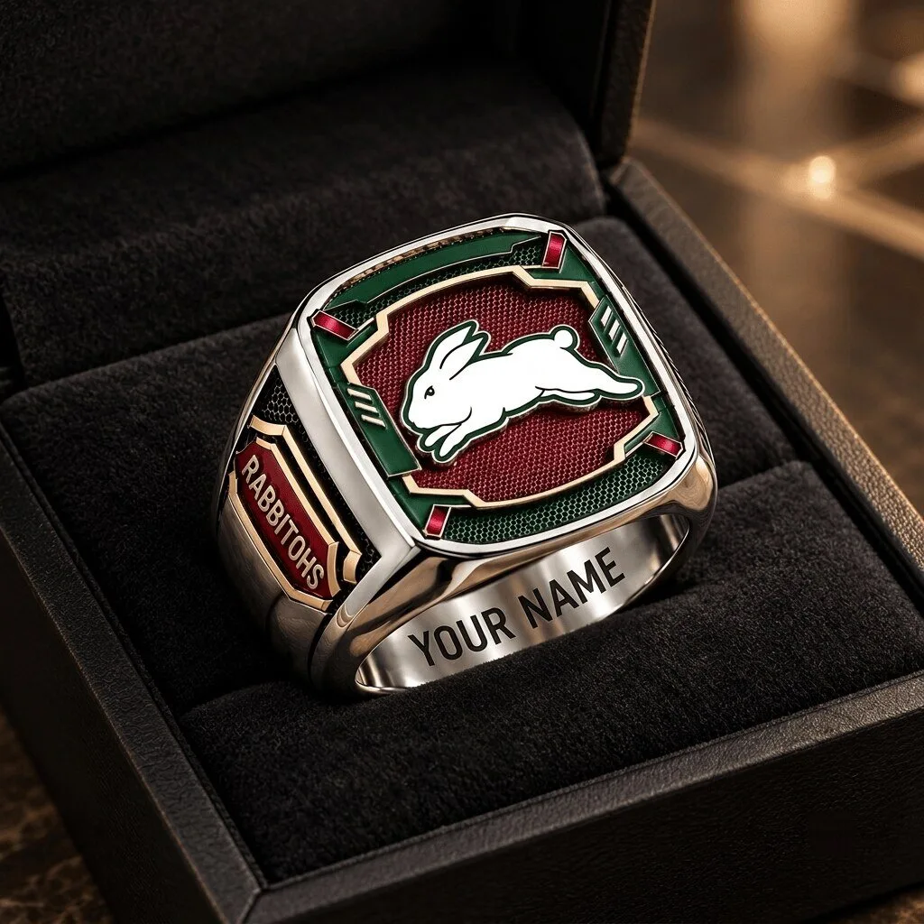 South Sydney Rabbitohs National Rugby League Custom Fan Ring