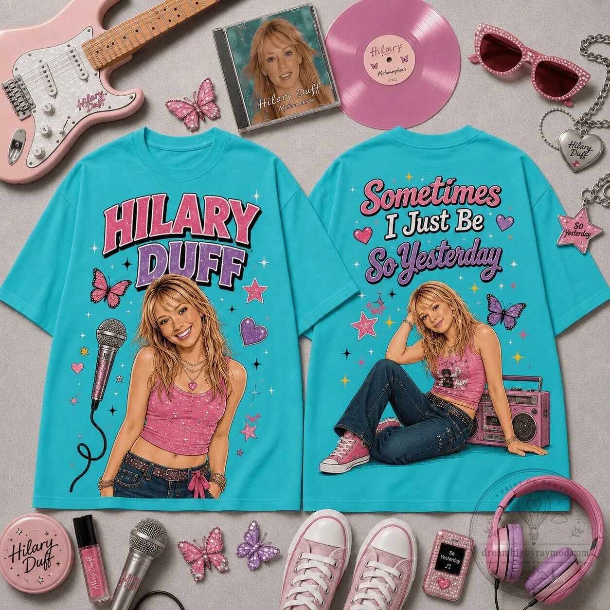Hilary Duff So Yesterday Graphic T-Shirt