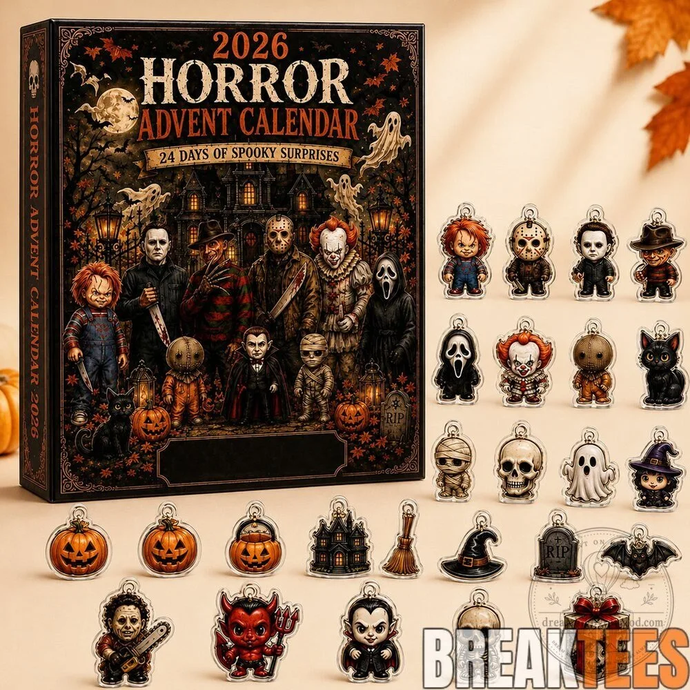 Horror Movie Characters 2026 Advent Calendar 24 Days Spooky Surprises