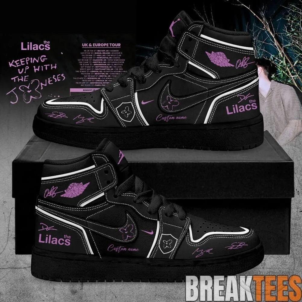 The Lilacs Keeping Up With The Joneses Custom Air Jordan One Sneakers