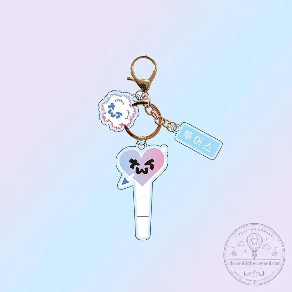 K-Pop Light Stick Acrylic Keychain Collection for Music Fans 74 K-Pop Light Stick Acrylic Keychain Collection for Music Fans