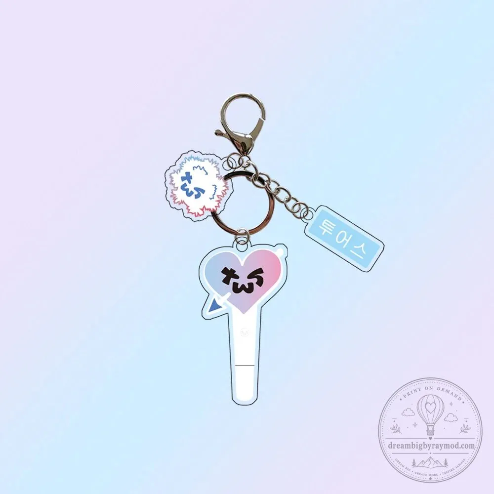 K-Pop Light Stick Acrylic Keychain Collection for Music Fans 86 K-Pop Light Stick Acrylic Keychain Collection for Music Fans