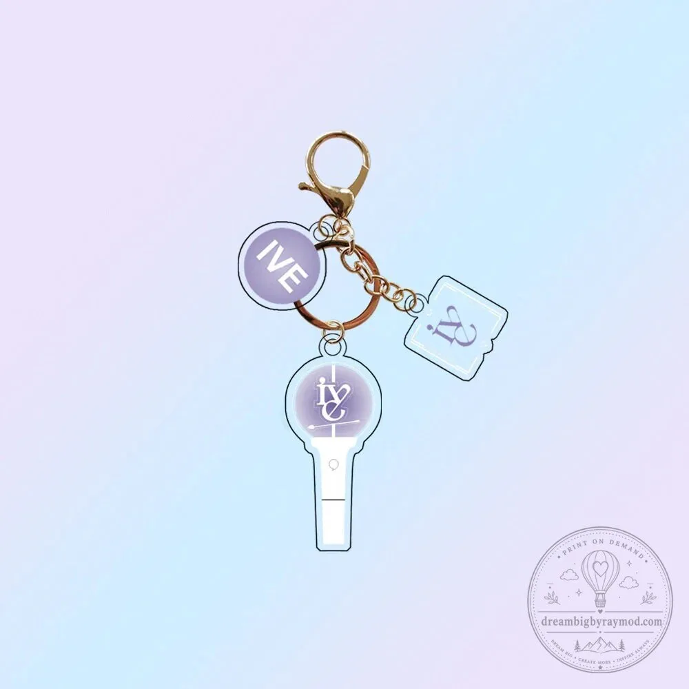 K-Pop Light Stick Acrylic Keychain Collection for Music Fans 89 K-Pop Light Stick Acrylic Keychain Collection for Music Fans