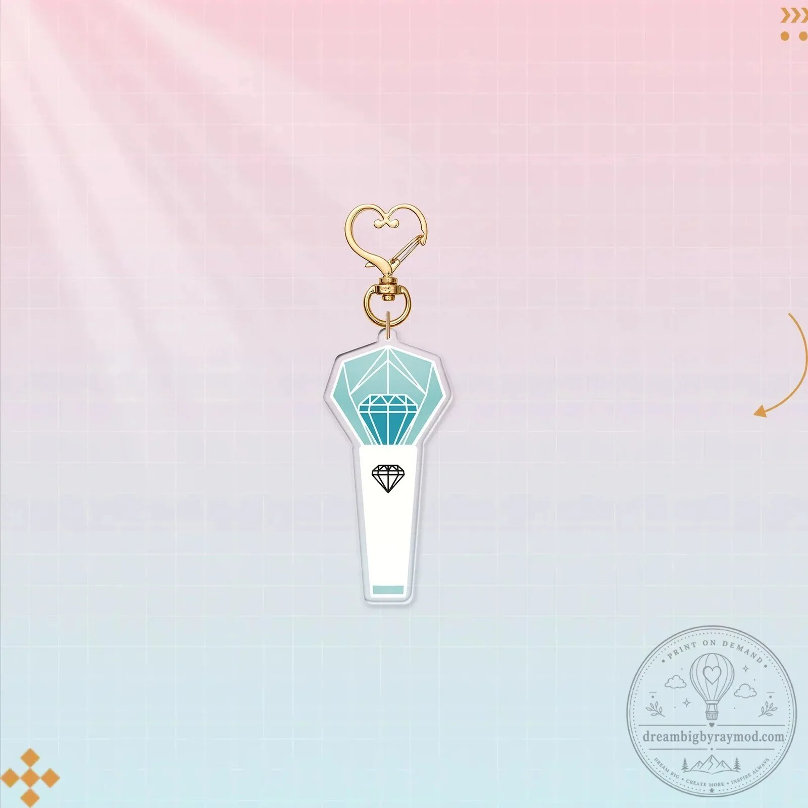 K-Pop Light Stick Acrylic Keychain Collection for Music Fans 103 K-Pop Light Stick Acrylic Keychain Collection for Music Fans