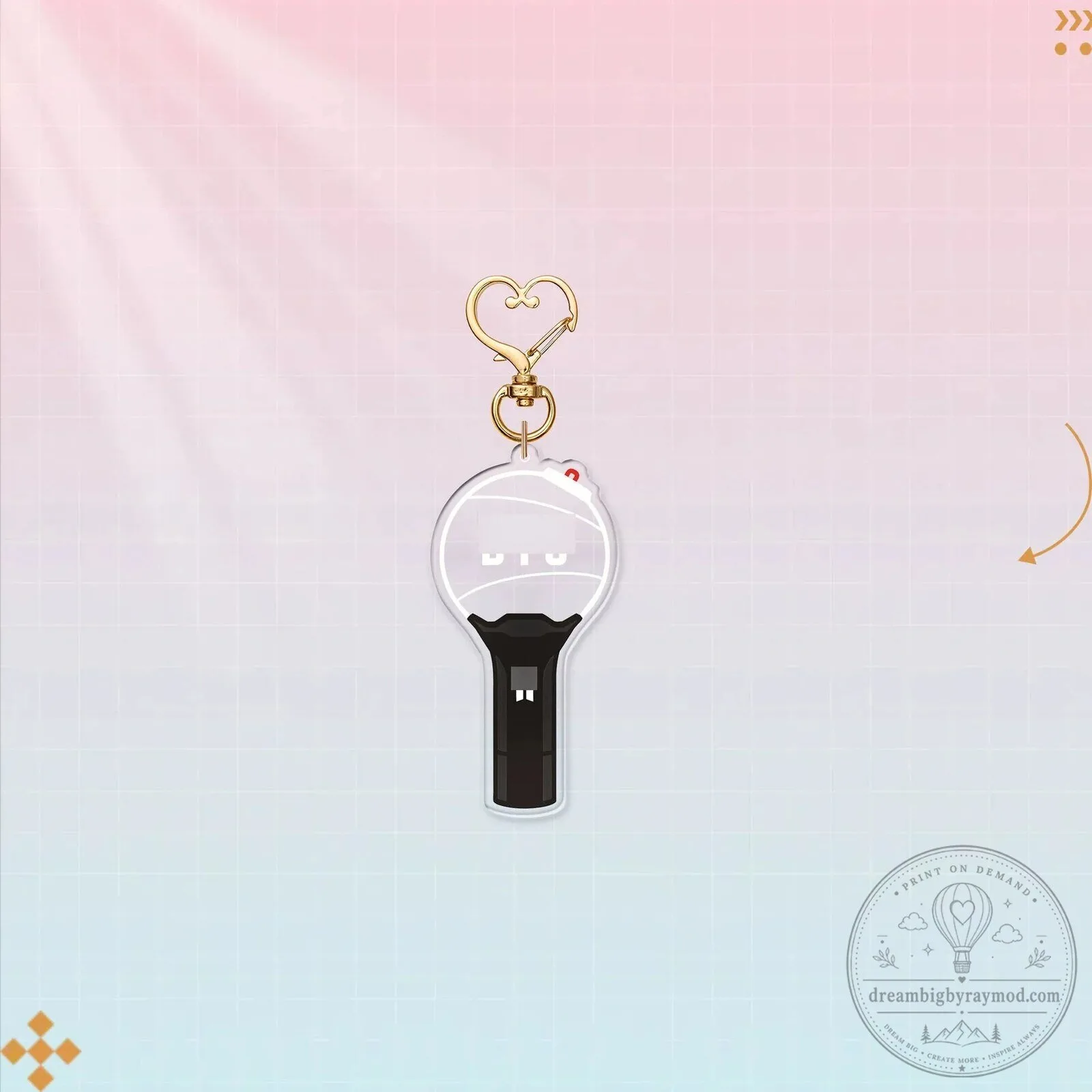 K-Pop Light Stick Acrylic Keychain Collection for Music Fans 104 K-Pop Light Stick Acrylic Keychain Collection for Music Fans