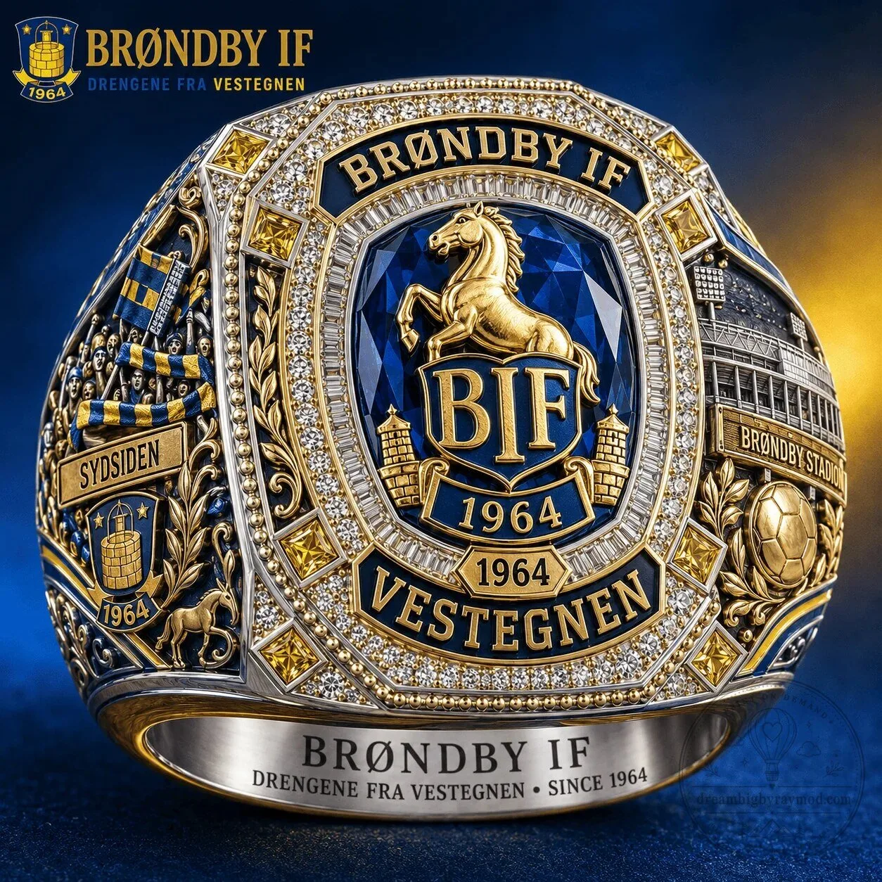 Brondby IF Football Club Commemorative Championship Ring