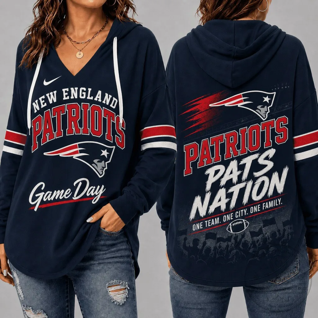 New England Patriots Game Day Pats Nation One Team One Family Hoodie New England Patriots Game Day Pats Nation One Team One Family Hoodie