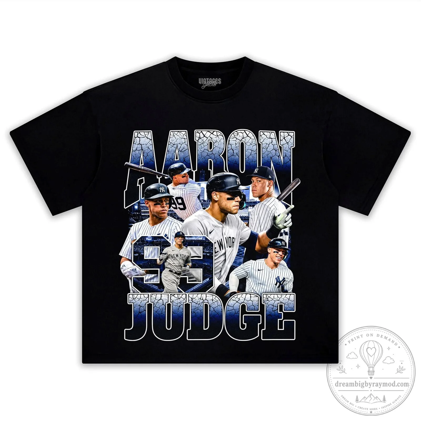 Aaron Judge New York Baseball Player Graphic T-Shirt