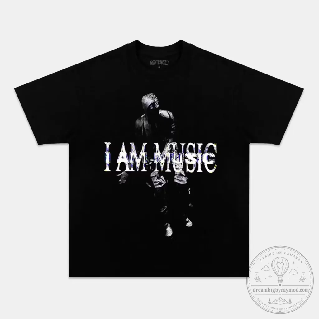 Playboi Carti I Am Music Black Graphic T-Shirt Playboi Carti I Am Music Black Graphic T-Shirt