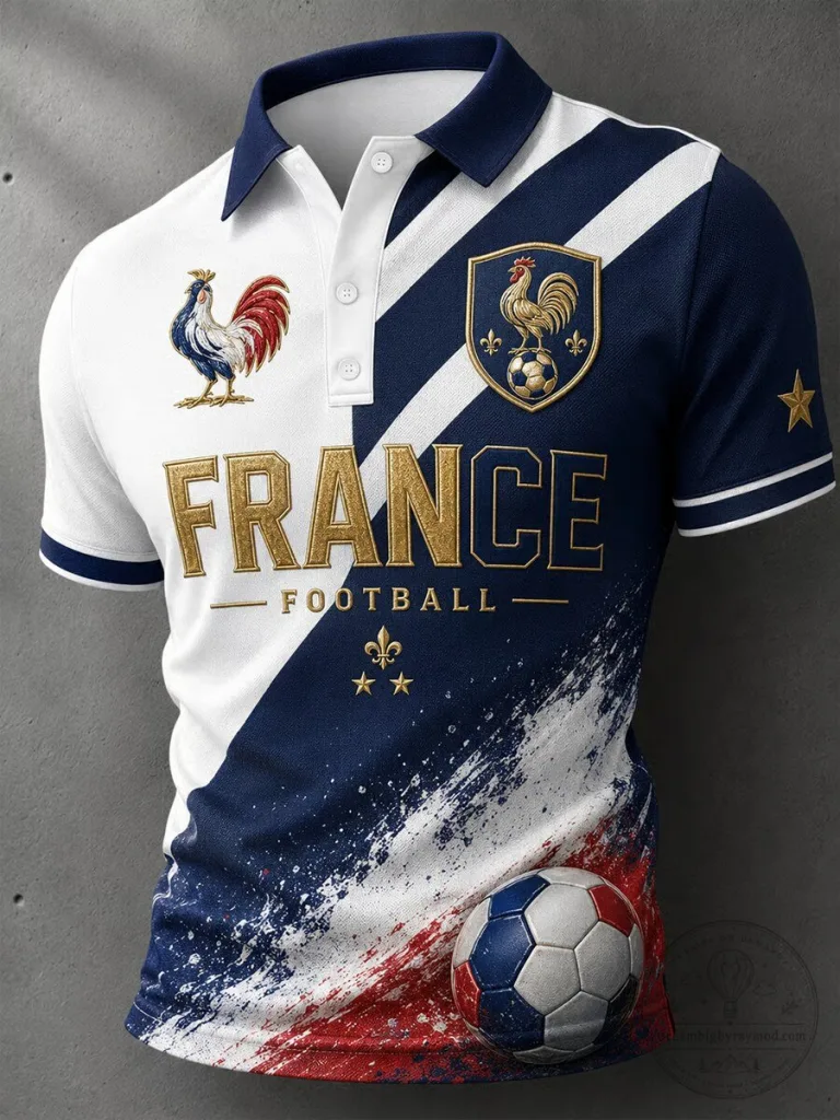 Ty France Football Team Polo Shirt for Men