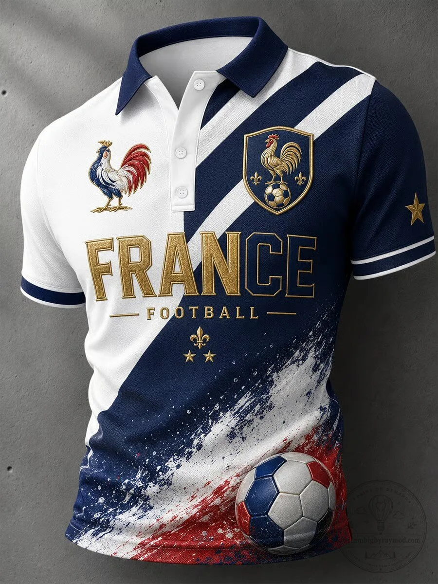 Ty France Football Team Polo Shirt for Men