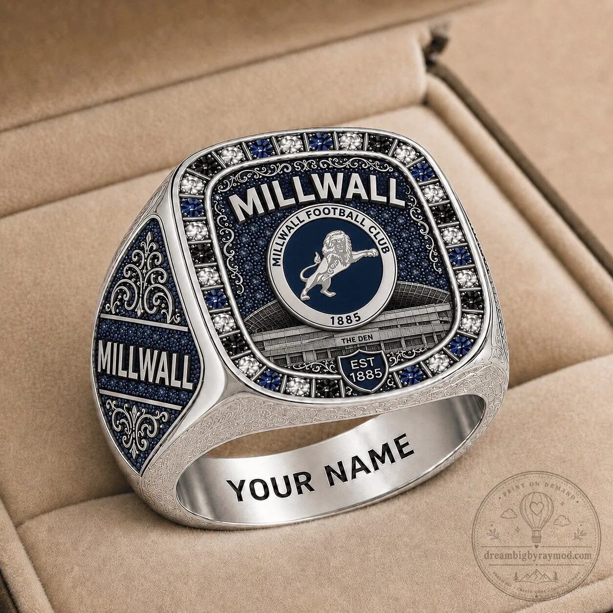 Millwall Football Club The Den Stadium Championship Men's Ring