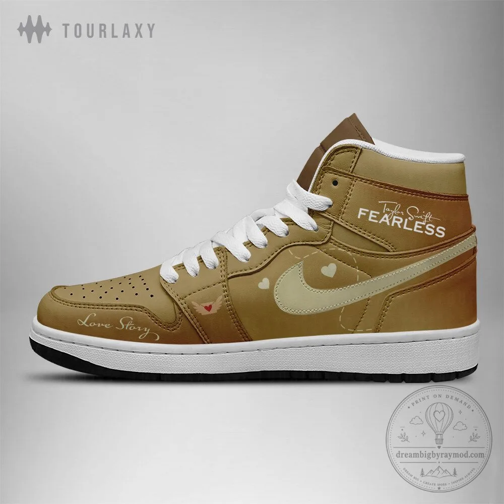 Taylor Swift Fearless Album Love Story High-Top Shoes 4 Taylor Swift Fearless Album Love Story High-Top Shoes