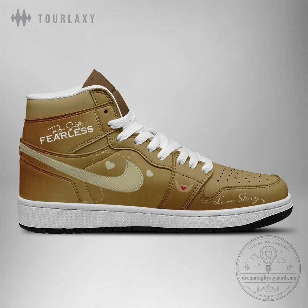 Taylor Swift Fearless Album Love Story High-Top Shoes 5 Taylor Swift Fearless Album Love Story High-Top Shoes