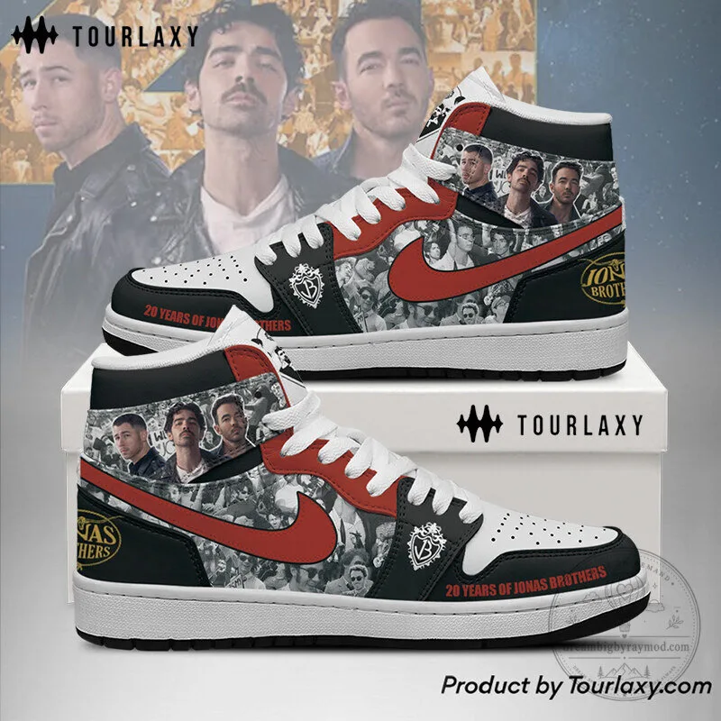 Jonas Brothers 20 Years Anniversary High Top Sneakers