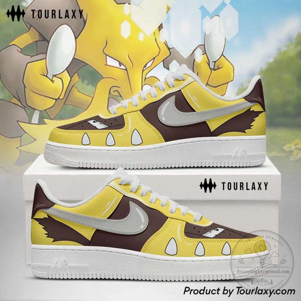 Alakazam Pokemon Anime Character Custom Printed Unisex Sneakers