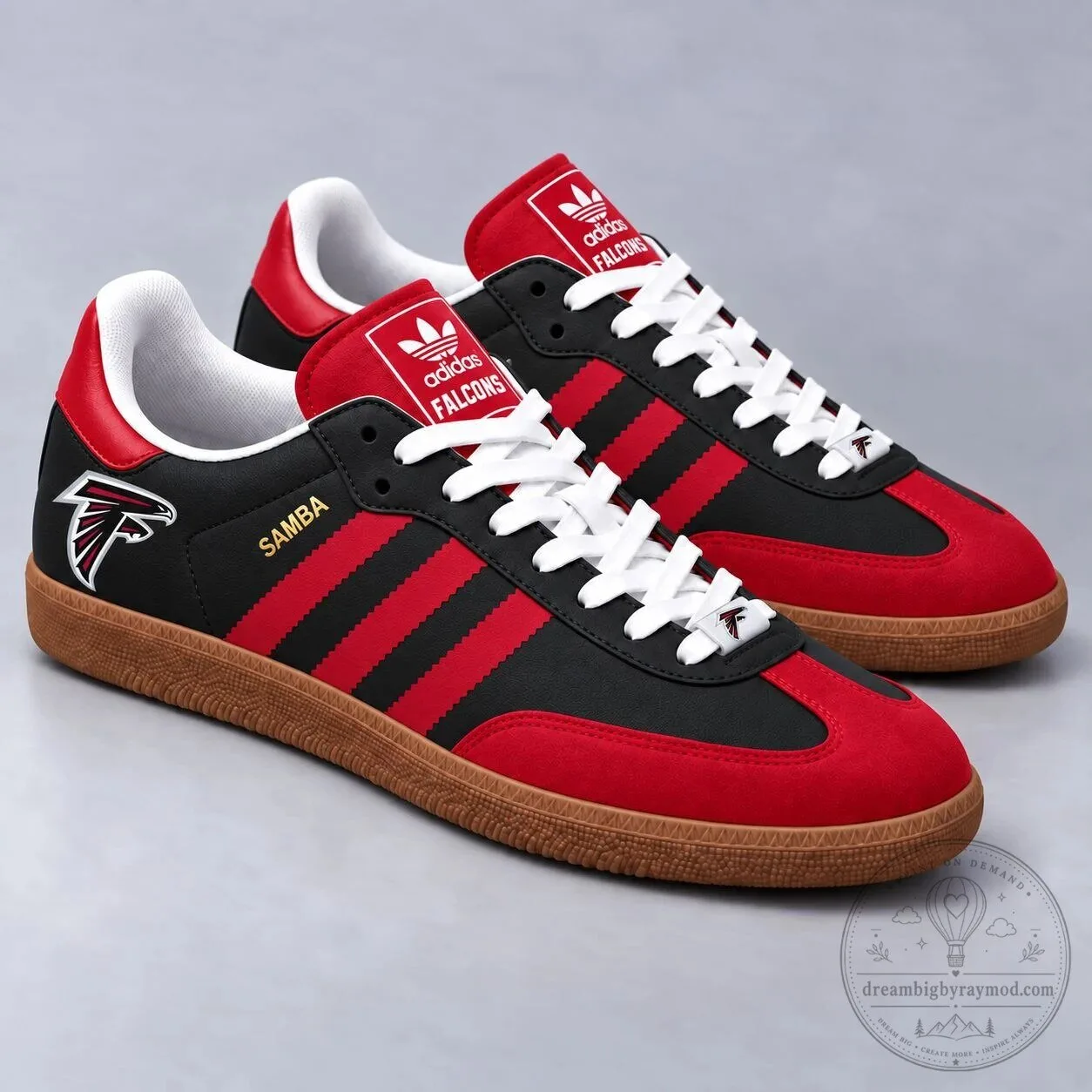 Atlanta Falcons National Football League Samba Style Low Top Shoes