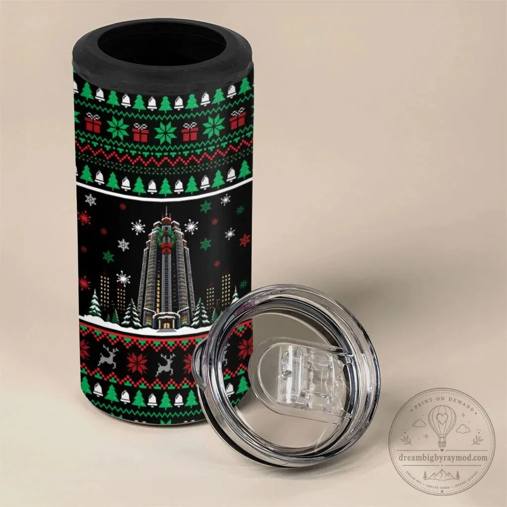 Nakatomi Plaza Christmas Party Ugly Sweater Die Hard Movie Can Cooler Tumbler 9 Nakatomi Plaza Christmas Party Ugly Sweater Die Hard Movie Can Cooler Tumbler