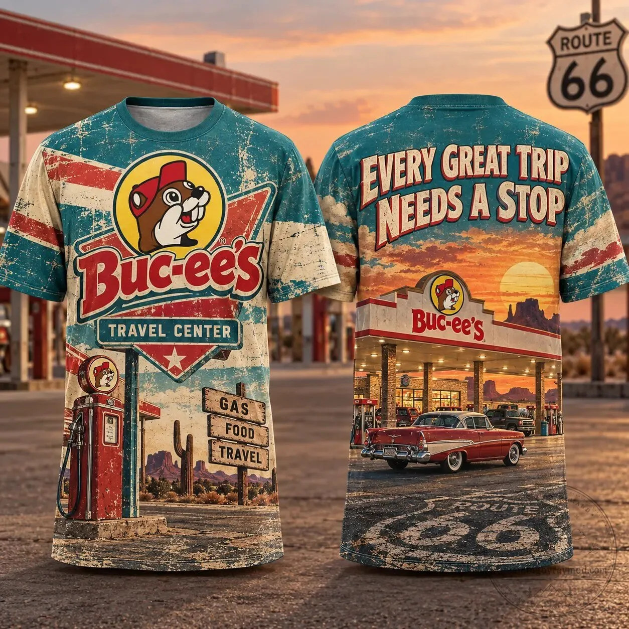 Buc-ee’s Route 66 Gas Station Travel Center So In Love Shirt