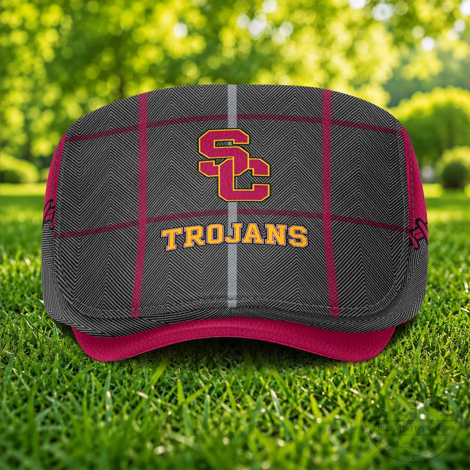 USC Trojans NCAA Flat Cap Golf Hat for Men and Women 6 USC Trojans NCAA Flat Cap Golf Hat for Men and Women