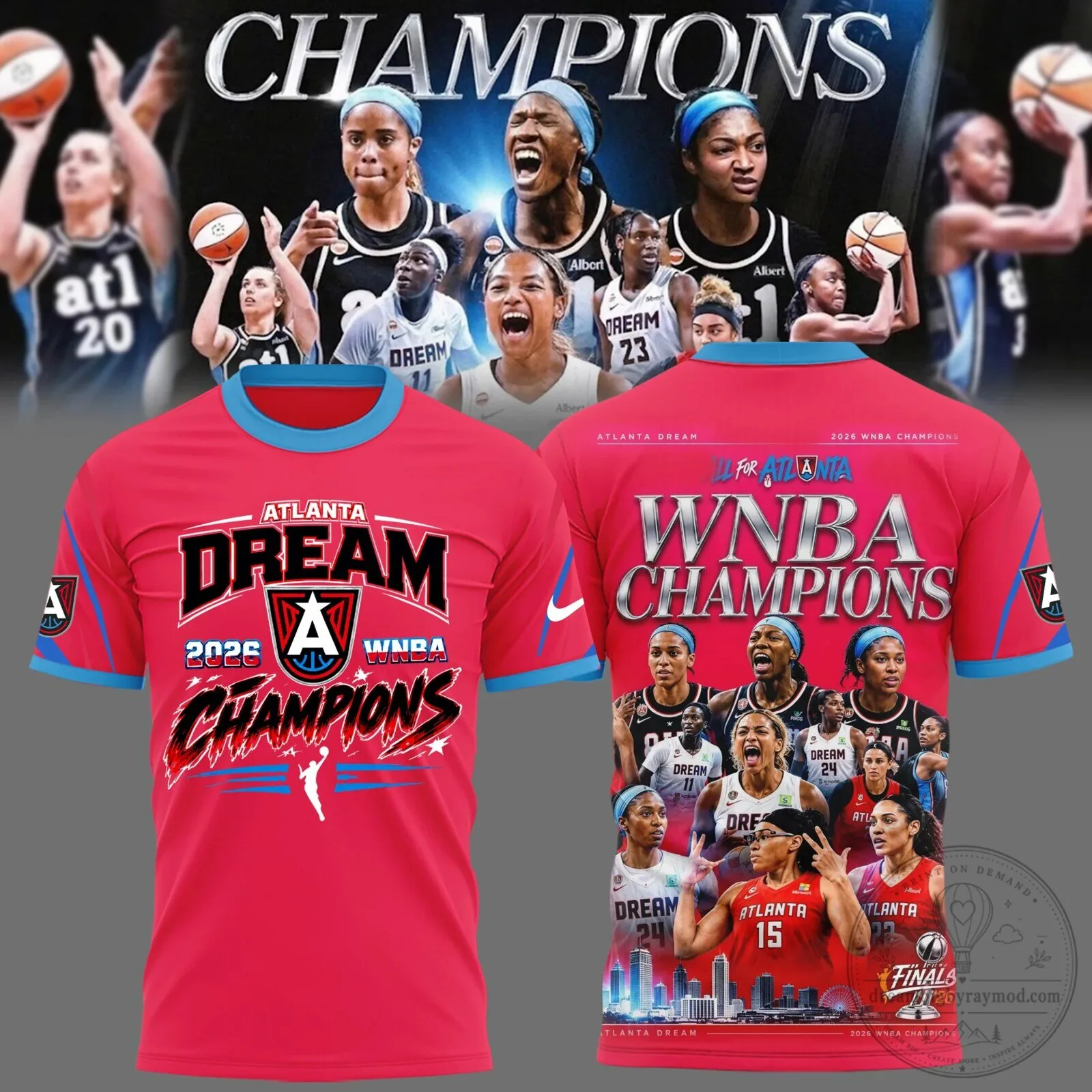 Atlanta Dream 2026 WNBA Champions Basketball Jersey
